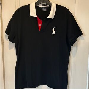 NWOT Ralph Lauren Golf Black Polo with “Big” Pony